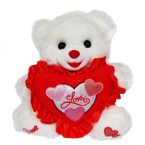 teddy with love heart