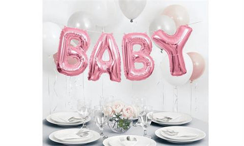 baby letter balloons