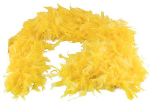 6' Feather Boa Yellow | $4.99