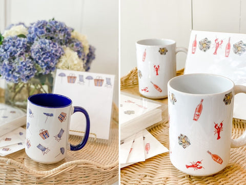 Nantucket coffee mugs