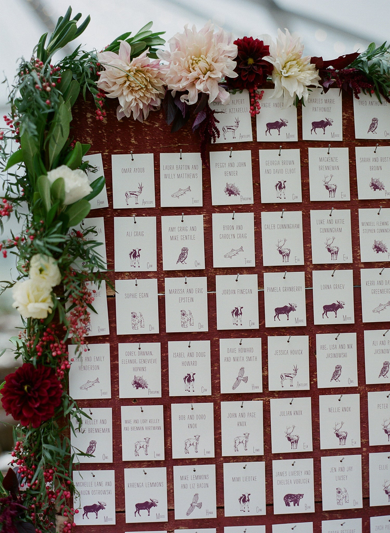 escort cards