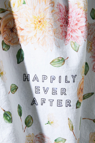 Tea Towel gift for weddings, bridal showers, and more
