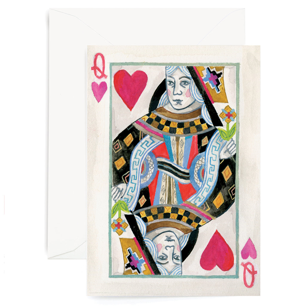 Queen Of Hearts Card Lana S Shop