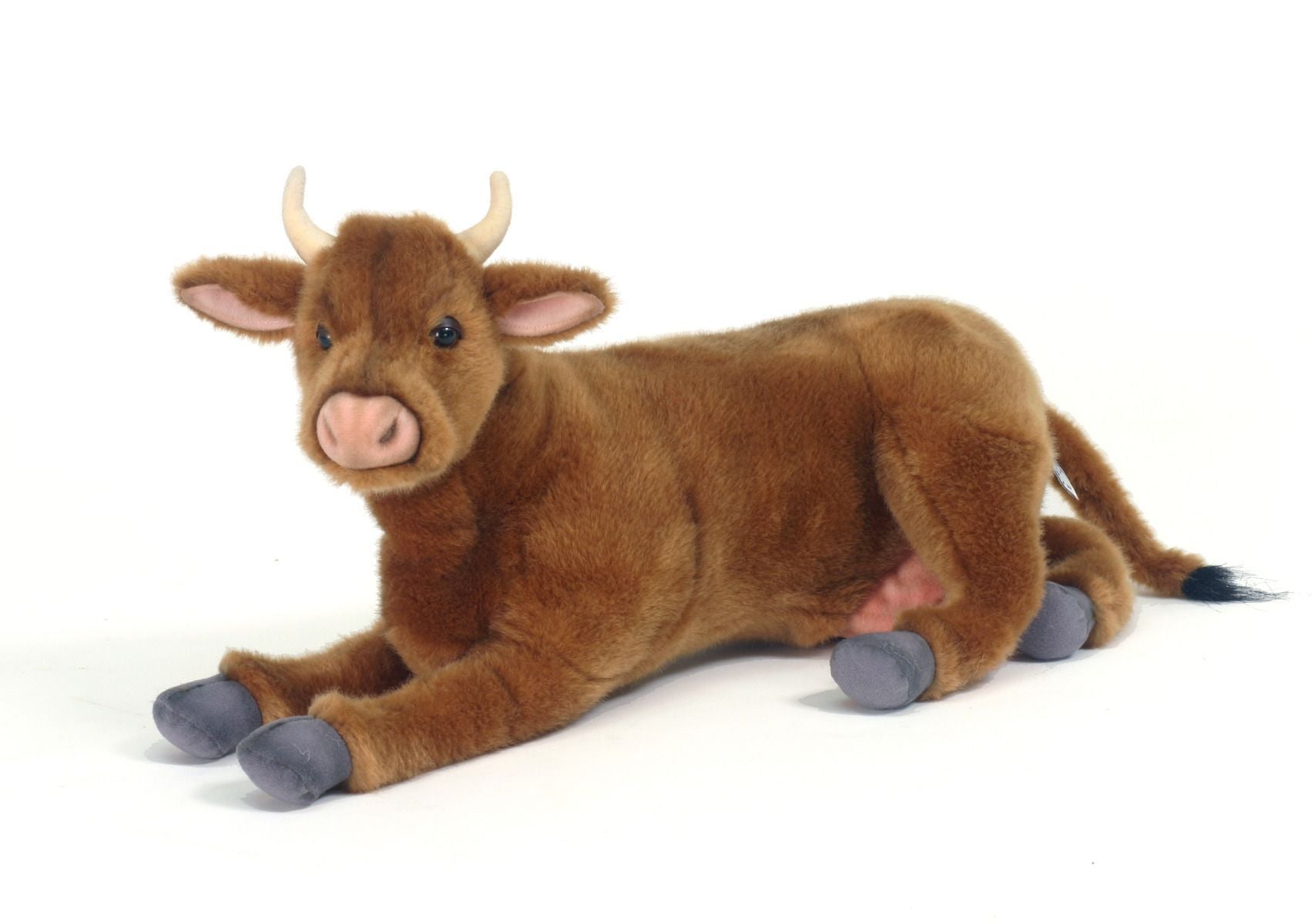 stuffed brown cow