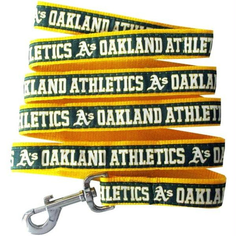 Oakland A's Classic Leather Baseball Collar