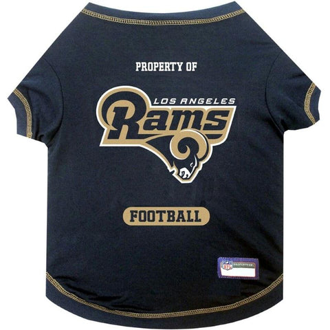 Pets First NFL Los Angeles Rams Hoodie T-Shirt, Medium