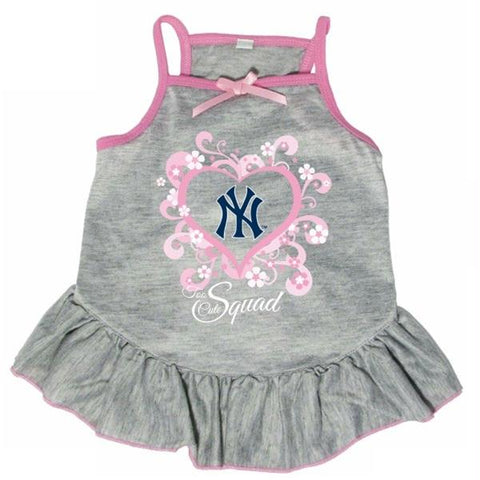 New York Pink Yankees Pets First MLB Dog & Cat Baseball Jersey for