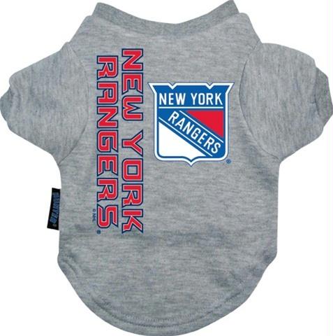 New York Rangers fleece dog coat