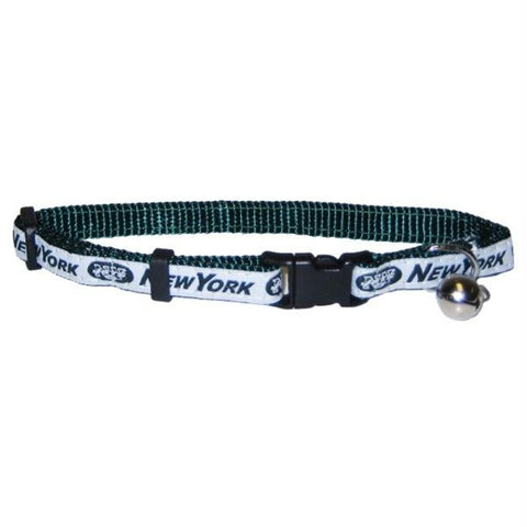 New York Jets Pet Collar Reflective Football Size Small CO