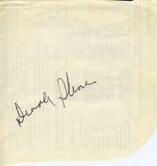 Dinah Shore signature