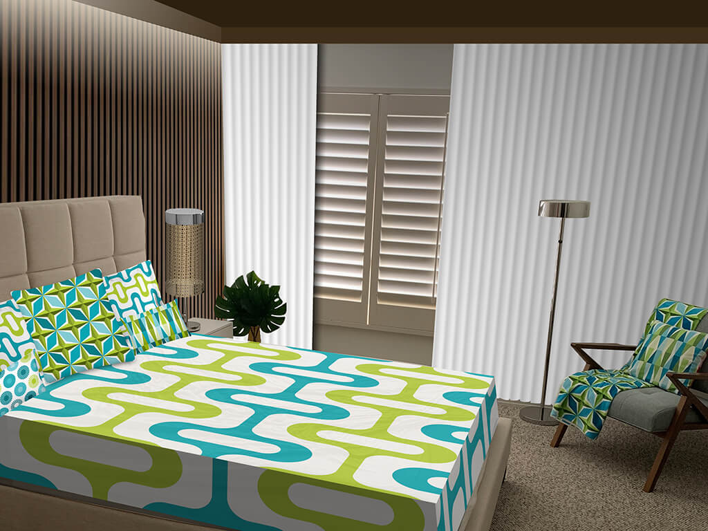 Mid-century Modern diy bedroom makeover concept