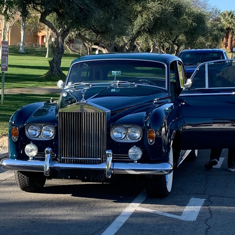 Palm Springs Lucille Ball Rolls Royce Silver Cloud III front view
