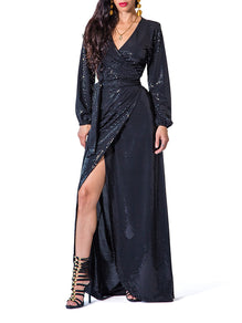 sparkly wrap dresses