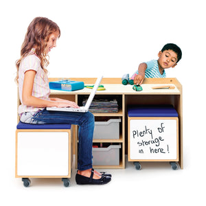 Stem Activity Desk And Mobile Bin Set