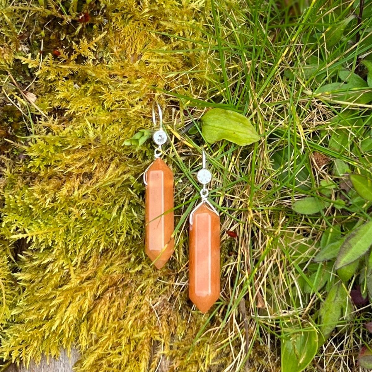 Orange Topaz Swarovski Crystal Necklace - Medium Oval – Dames a la Mode
