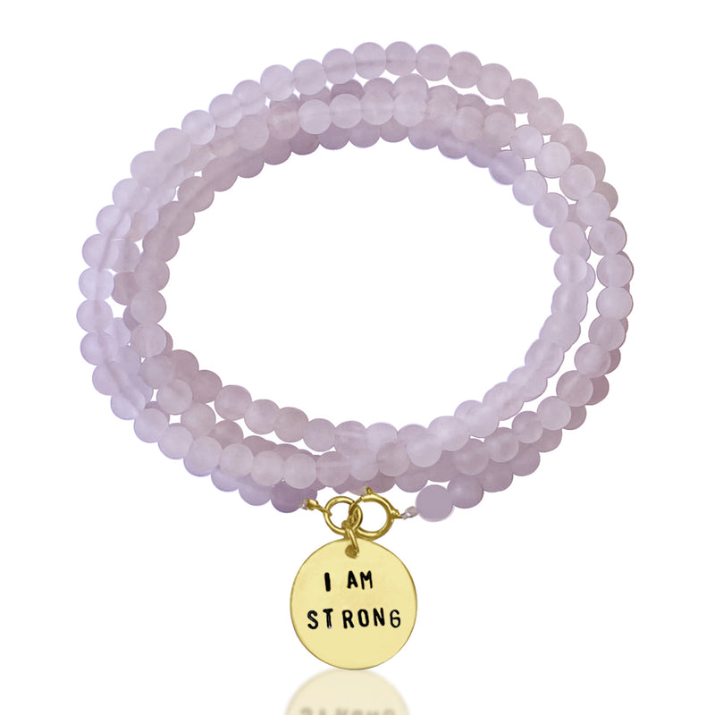 The holistic healing affirmation says, "I am strong". If you want to channel positive energy and calm your aura this is for you. This meditative affirmation helps your compassionate living. This makes a great gift or present for the wholistic healer in your life. If you know someone who loves holistic meditation, affirmation healing, essential oils, or crystals this "I am" affirmation is perfect.