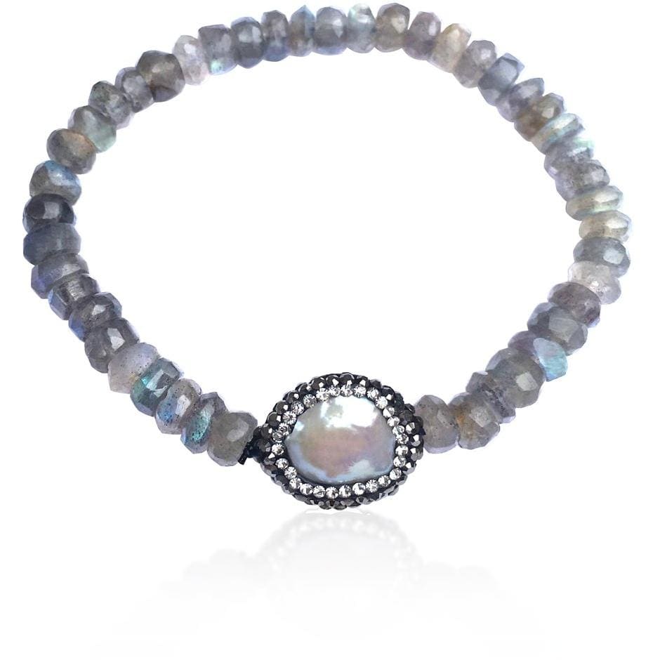 LABRADORITE BRACELET Labradorite Jewelry Labradorite Beaded Bracelet