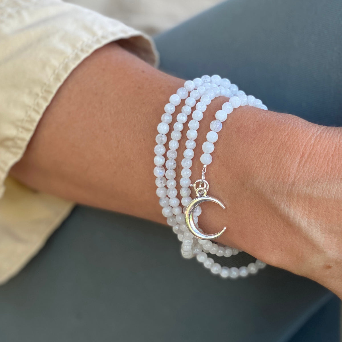 Moonstone shop wrap bracelet