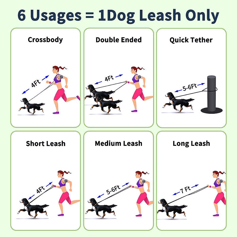 1 Versatile and durable real leather dog leash