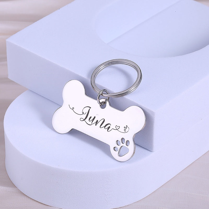 Can be customized with pets name phone number and address