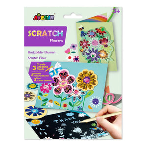 Scratch Greeting Card - Flower - bamobam