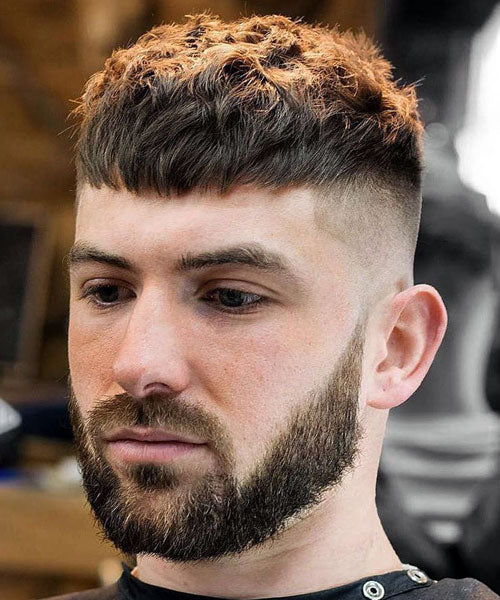 Trendy hairstyle with mid-length top and brushed back sides for men on  Craiyon