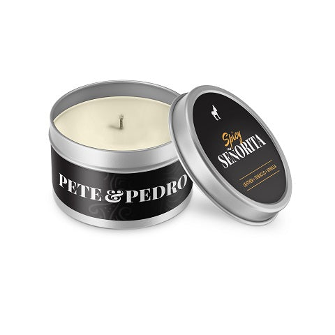 Download Men S Luxury Tin Candle Spicy Senorita Leather Vanilla Tobacco