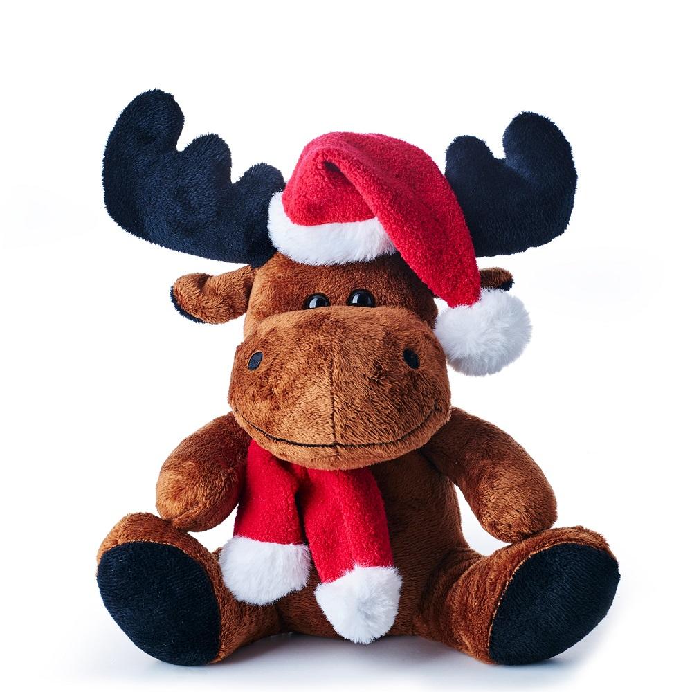 christmas moose plush