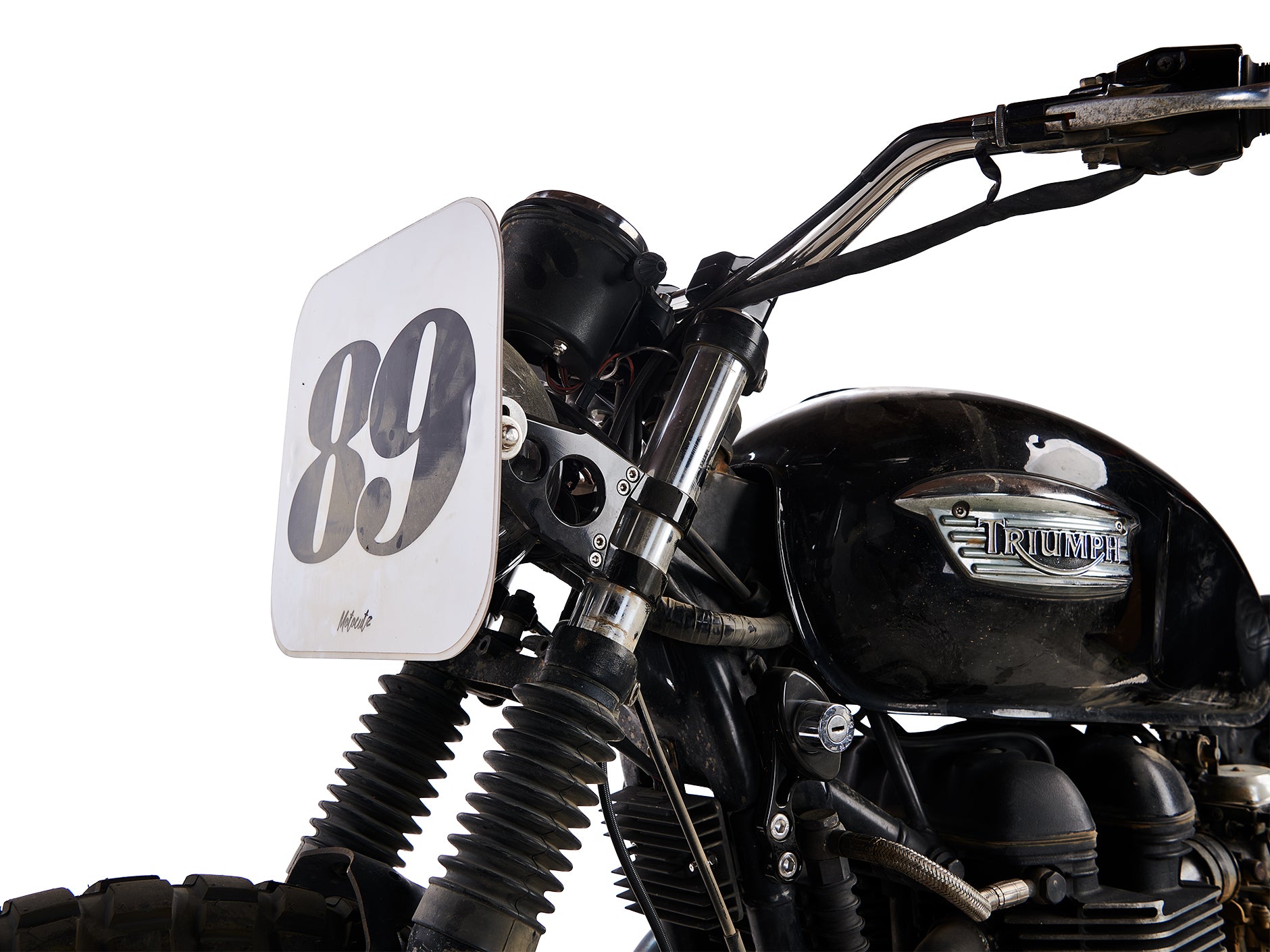 Triumph Bonneville John Hebert Number Plate