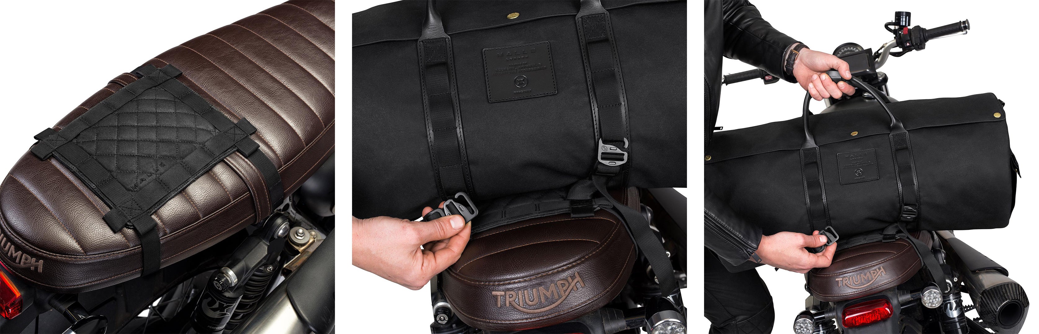 Installing a Malle Duffel on your triumph