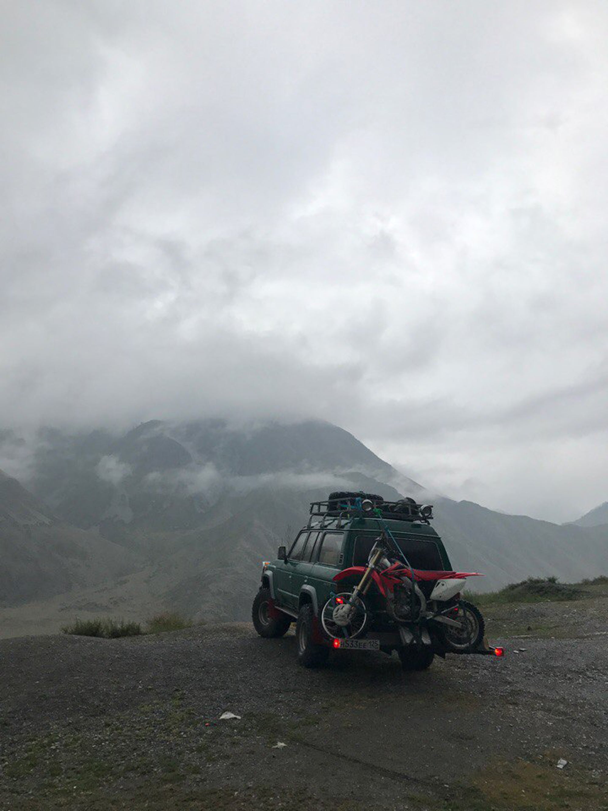 Nick Bondarev Land Cruiser with Dirt Bike