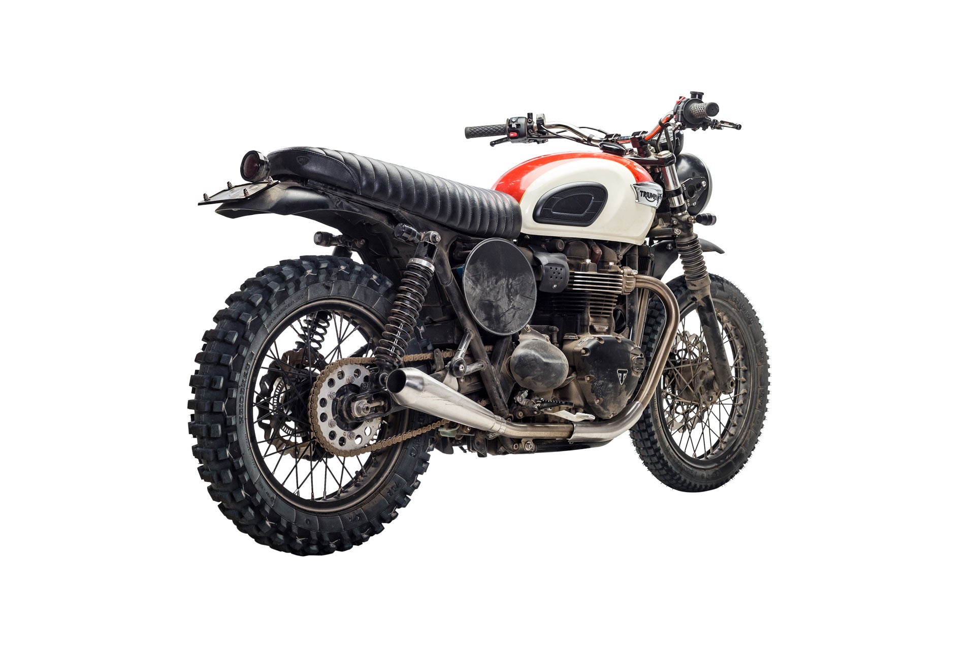 Triumph Street Twin Custom Desert Sled Scrambler British Customs T120