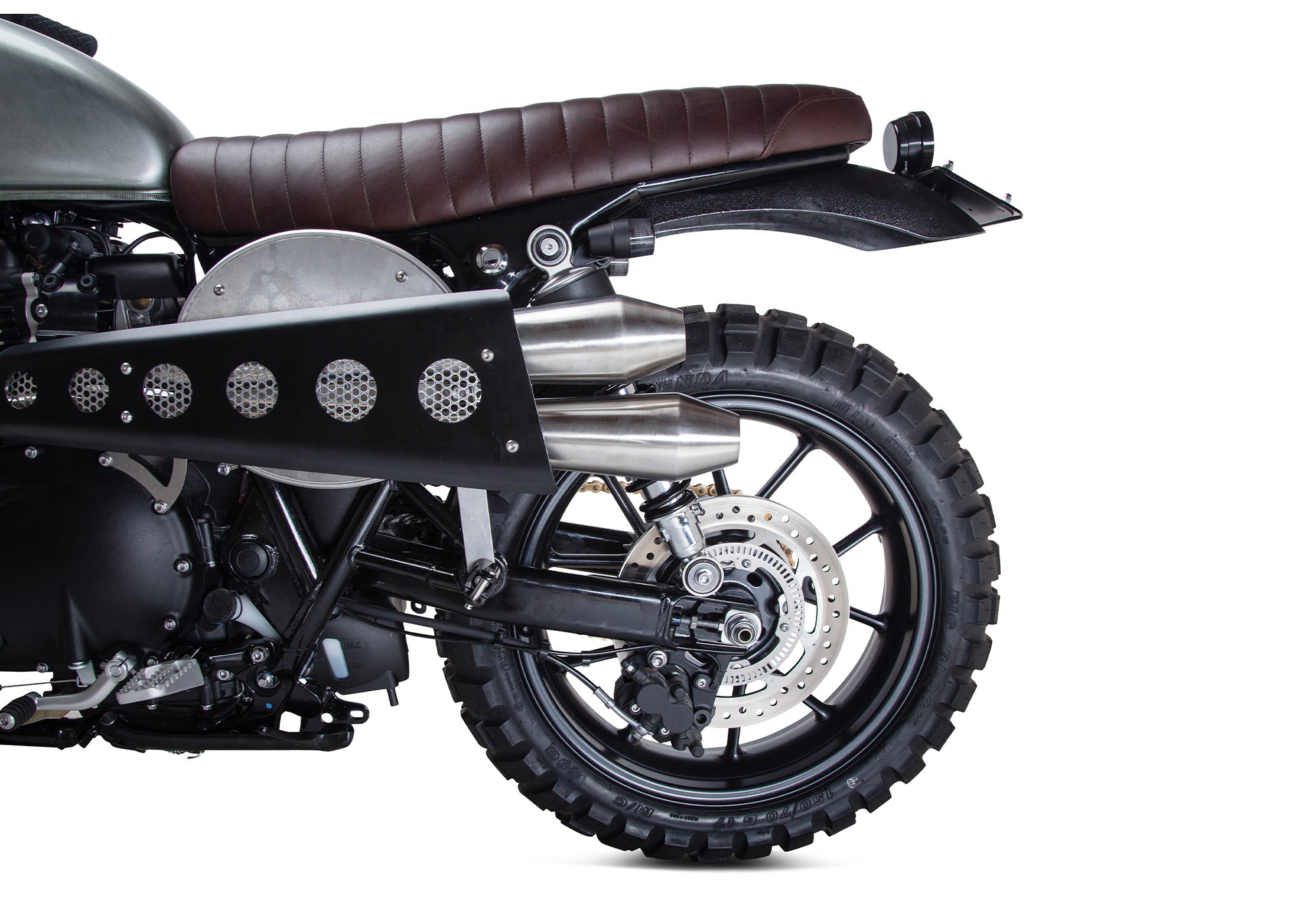 Triumph Street Twin Custom Scrambler 2 into 2 British Customs