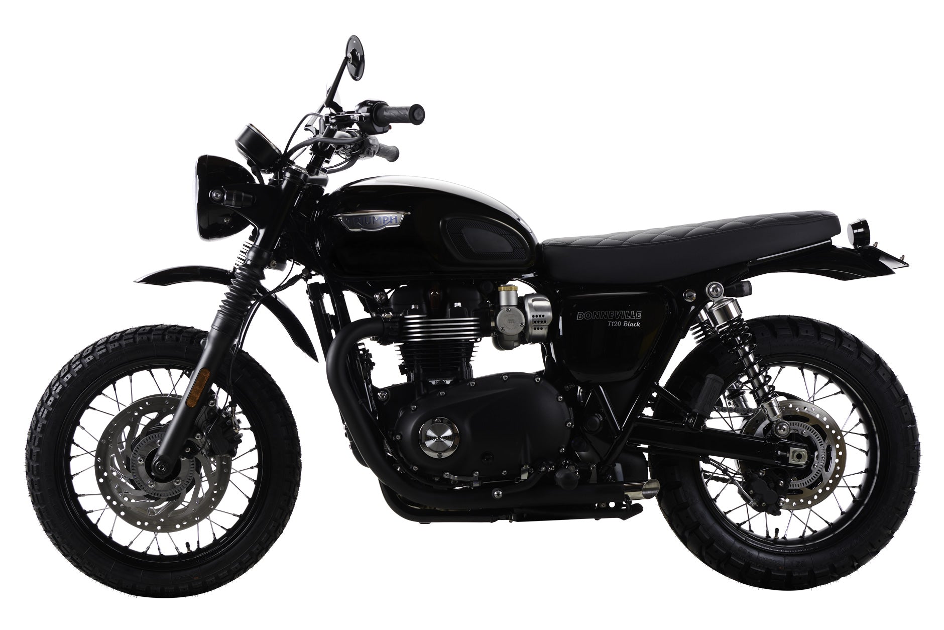 Bonneville T120 - Scrambler 120 Build - Left