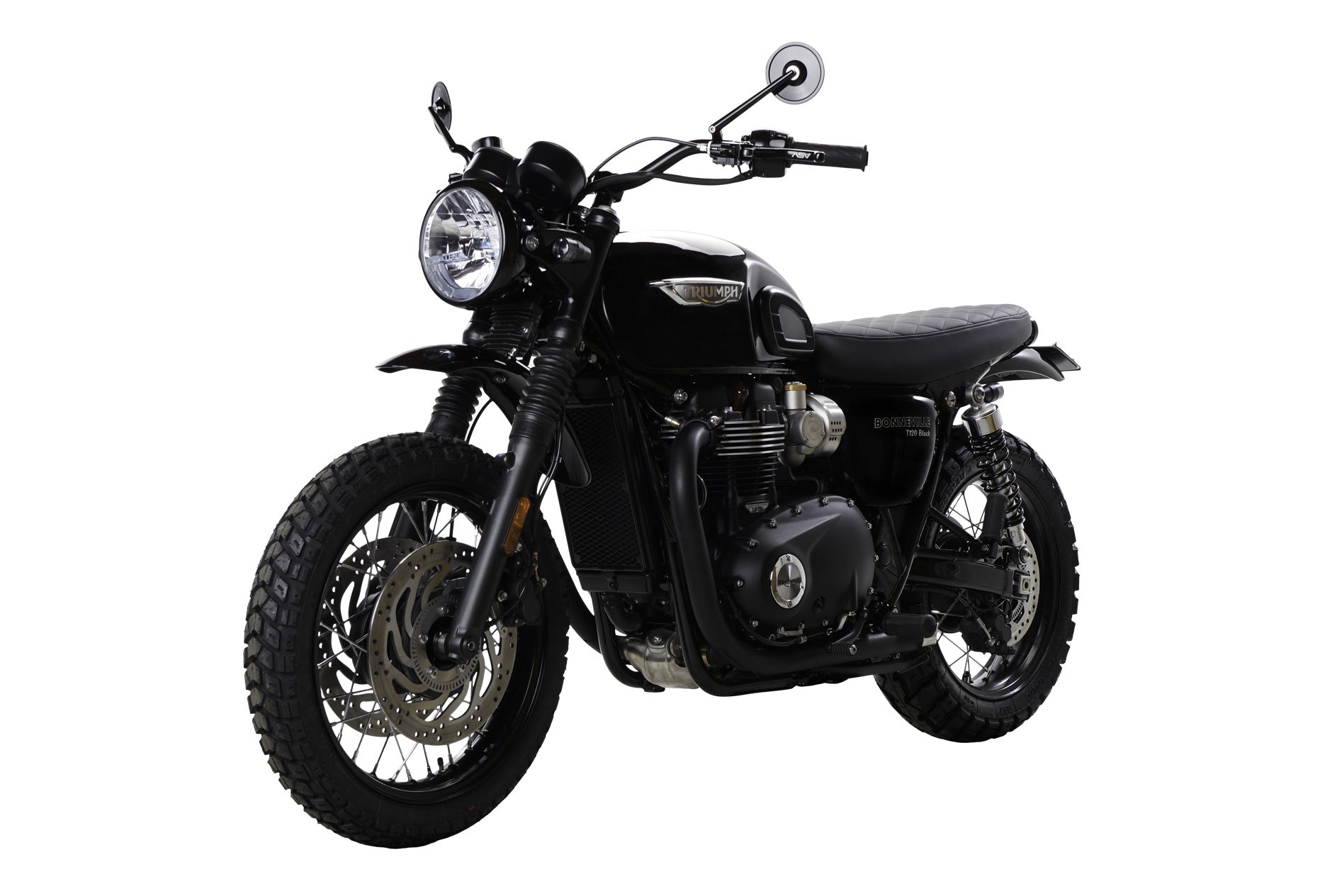 Bonneville T120 - Scrambler 120 Build - Left Front 45