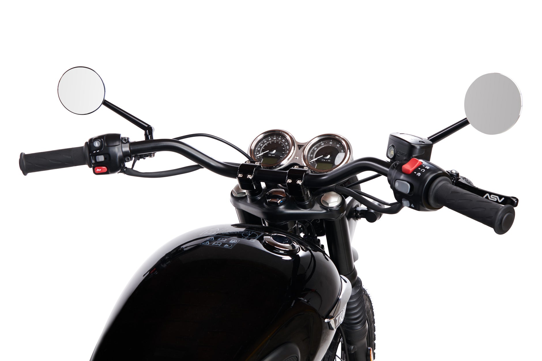 Bonneville T120 - Scrambler 120 Build - Tracker Handlebar Kit