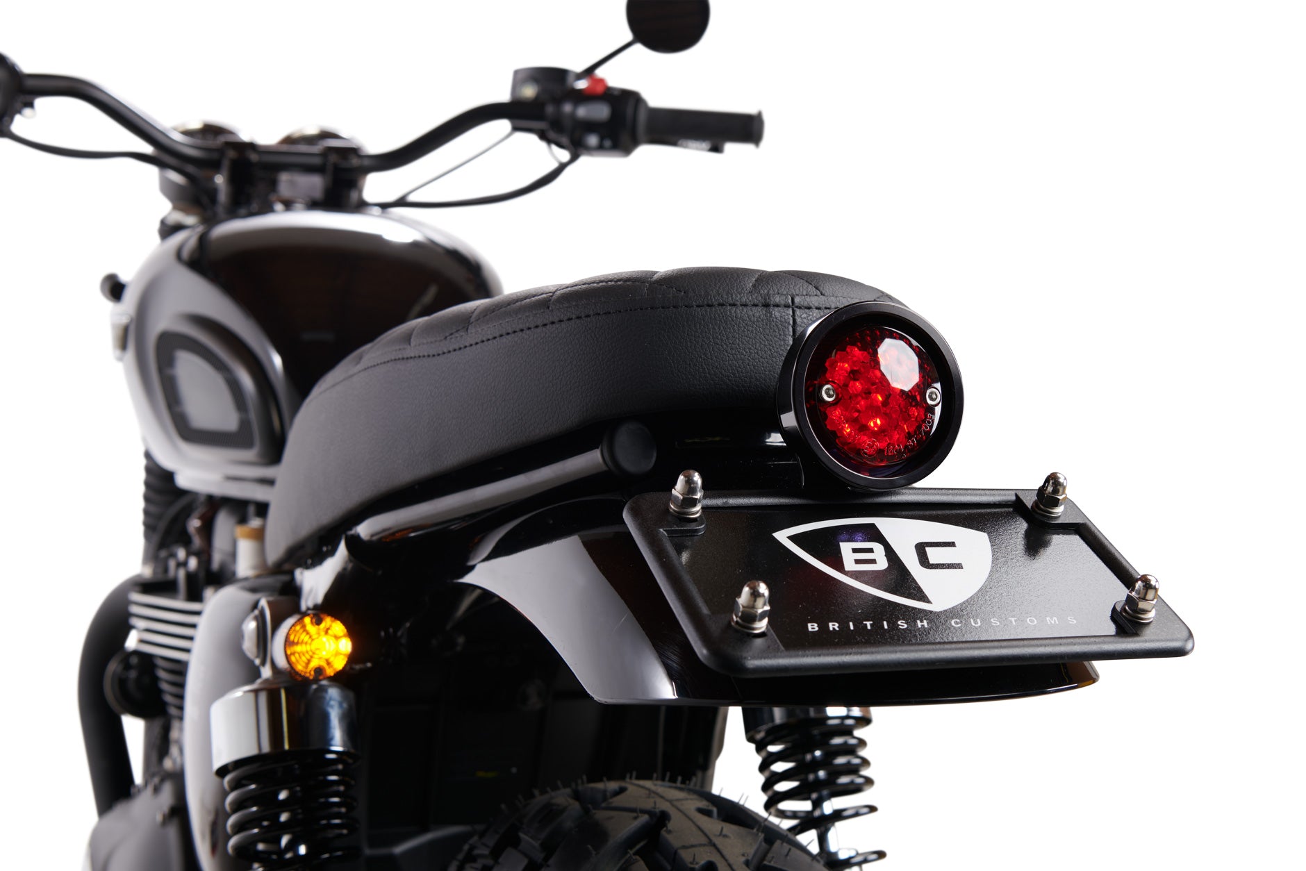 Bonneville T120 - Scrambler 120 Build - Pan Tail Light Kit