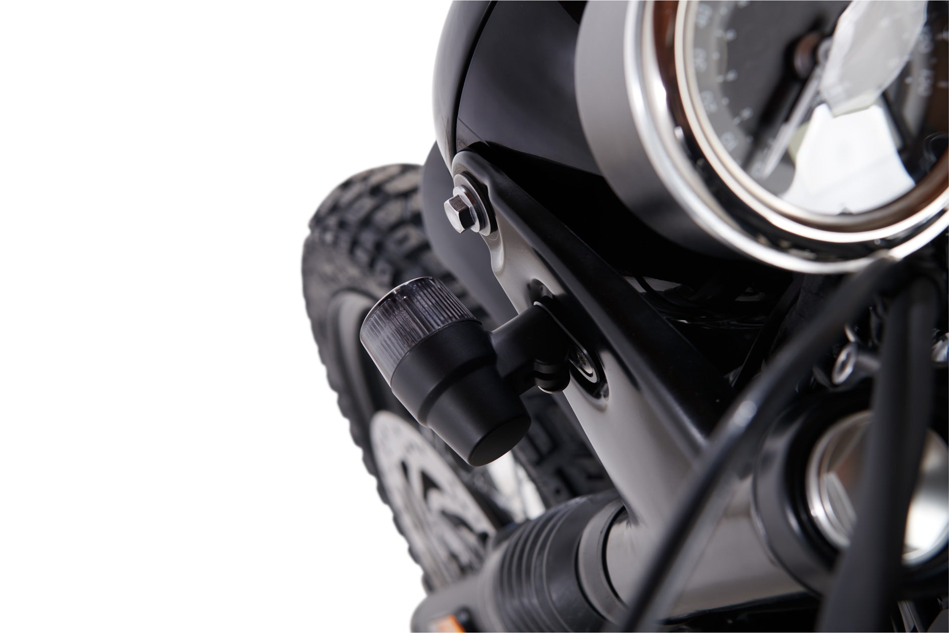 Bonneville T120 - Scrambler 120 Build - Front Turn Signal Kit