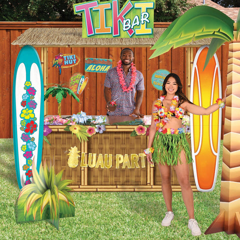 Luau Tropical Tabletop Hut - Party Decor - 1 Piece