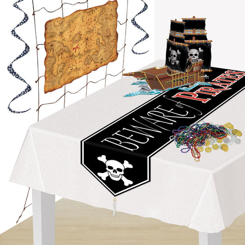 PIRATE PARTY DECORATIONS | 6 x Plates | Cheap Pirate Birthday Party  Tableware