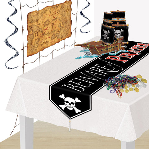 Pirate Banner - Pirate Pennant - 100 ft Jolly Roger Flag - 1 Piece - Pirate  Party Decorations - Pirate Decor - Pirate Birthday Party Decorations 