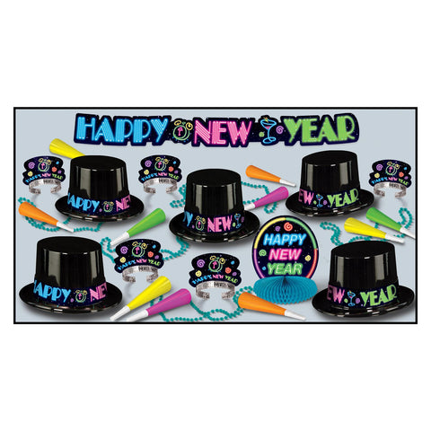 Windy City Novelties 12 Pack 2024 NYE Happy New Year's Eve Tiaras in  Assorted Sparkly Colors | Perfect for New Year's Eve Party Favors and  Supplies 