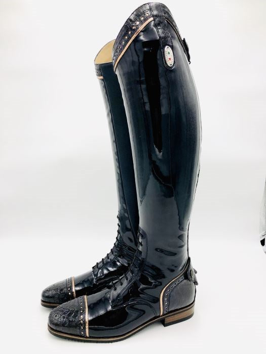 navy dressage boots