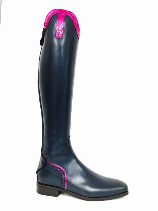 Navy and Pink 101 Riding Boots 