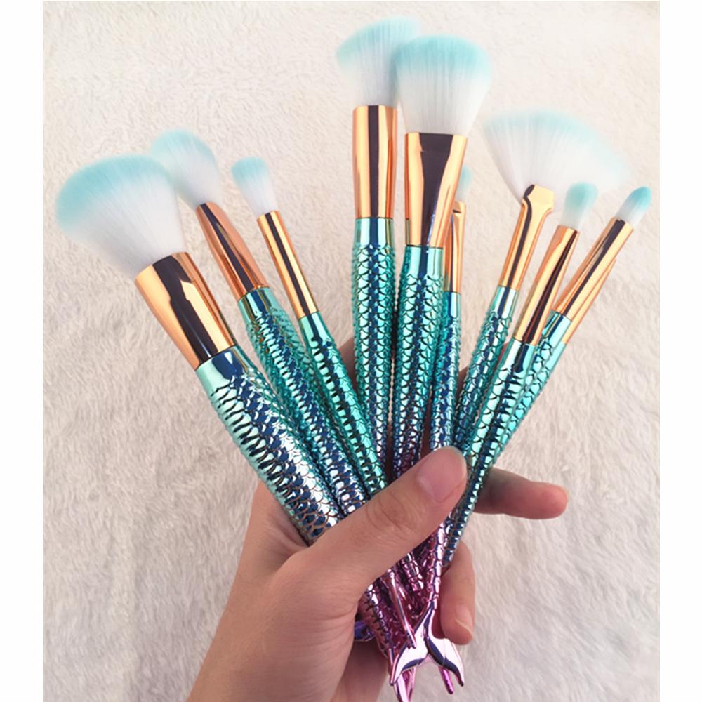 mermaid makeup brushes