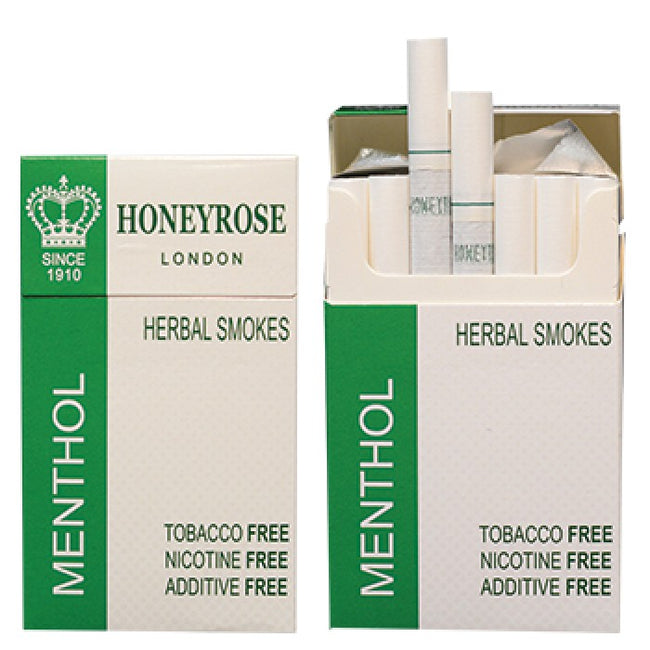 Honeyrose Menthol Herbal Cigarettes Mindfuel