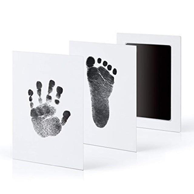 Baby Print Kit D Empreintes De Pieds Et Mains Pour Bebe Madame Basilic