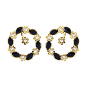 Asmitta Jewellery Gold Zinc Dangle Earring - ED548