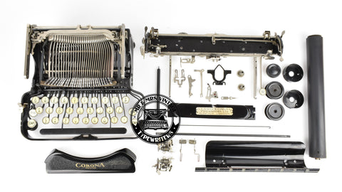 Corona folding typewriter restoration