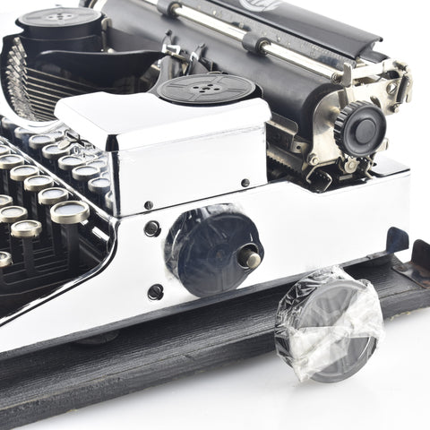 Chrome plated typewriter for rent